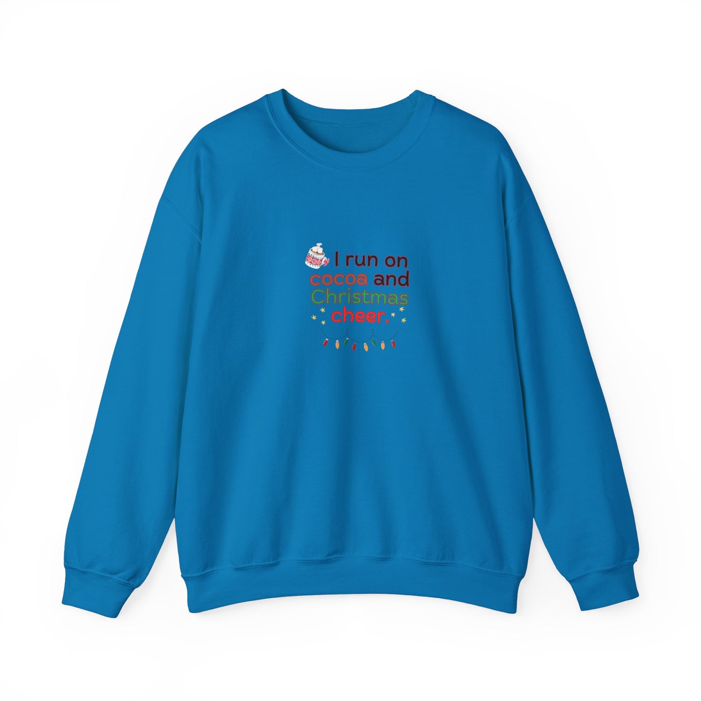 Cocoa and Christmas Heavy Blend™ Crewneck Sweatshirt