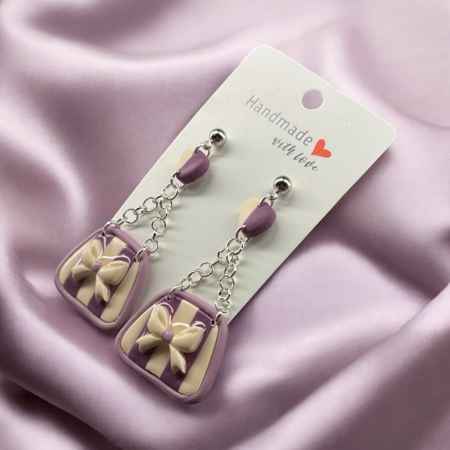 Mauve Bowtique Earrings