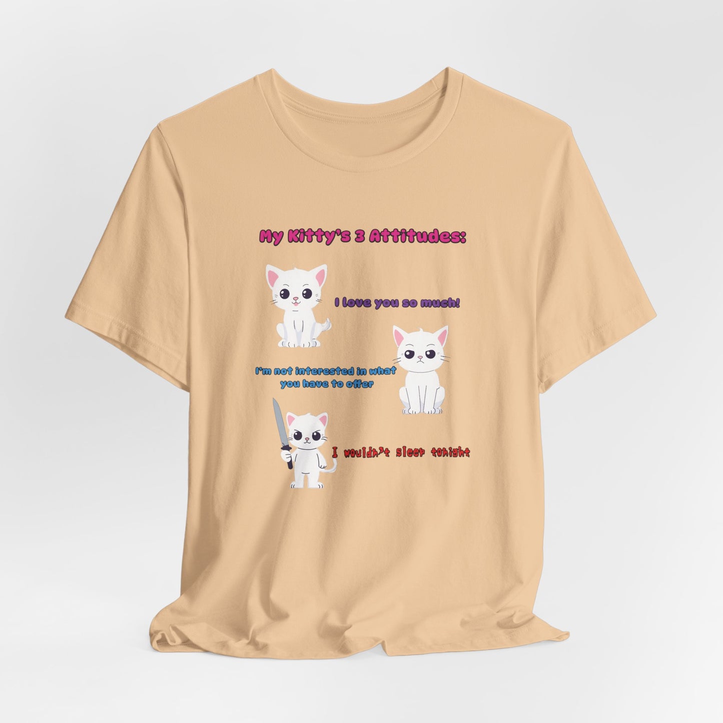 Kitty's 3 Attitudes Softstyle T-Shirt