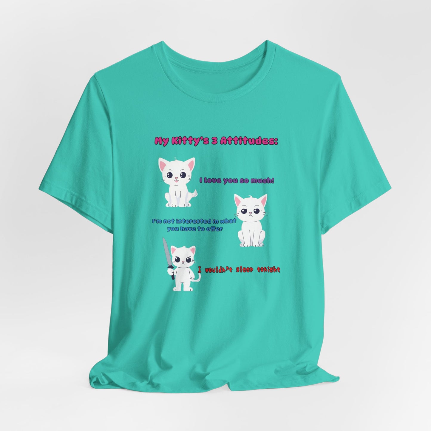 Kitty's 3 Attitudes Softstyle T-Shirt
