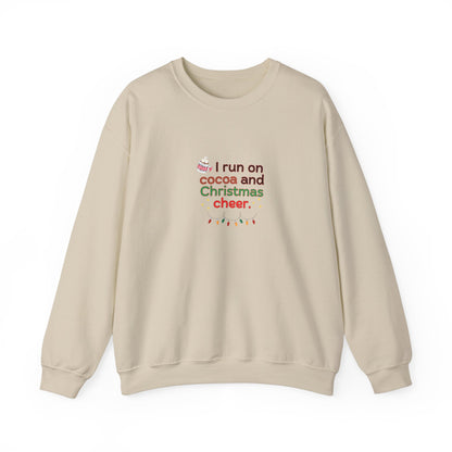 Cocoa and Christmas Heavy Blend™ Crewneck Sweatshirt