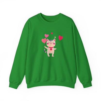 Kitty Love Unisex Heavy Blend™ Crewneck Sweatshirt