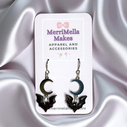 Batty Moon Earrings