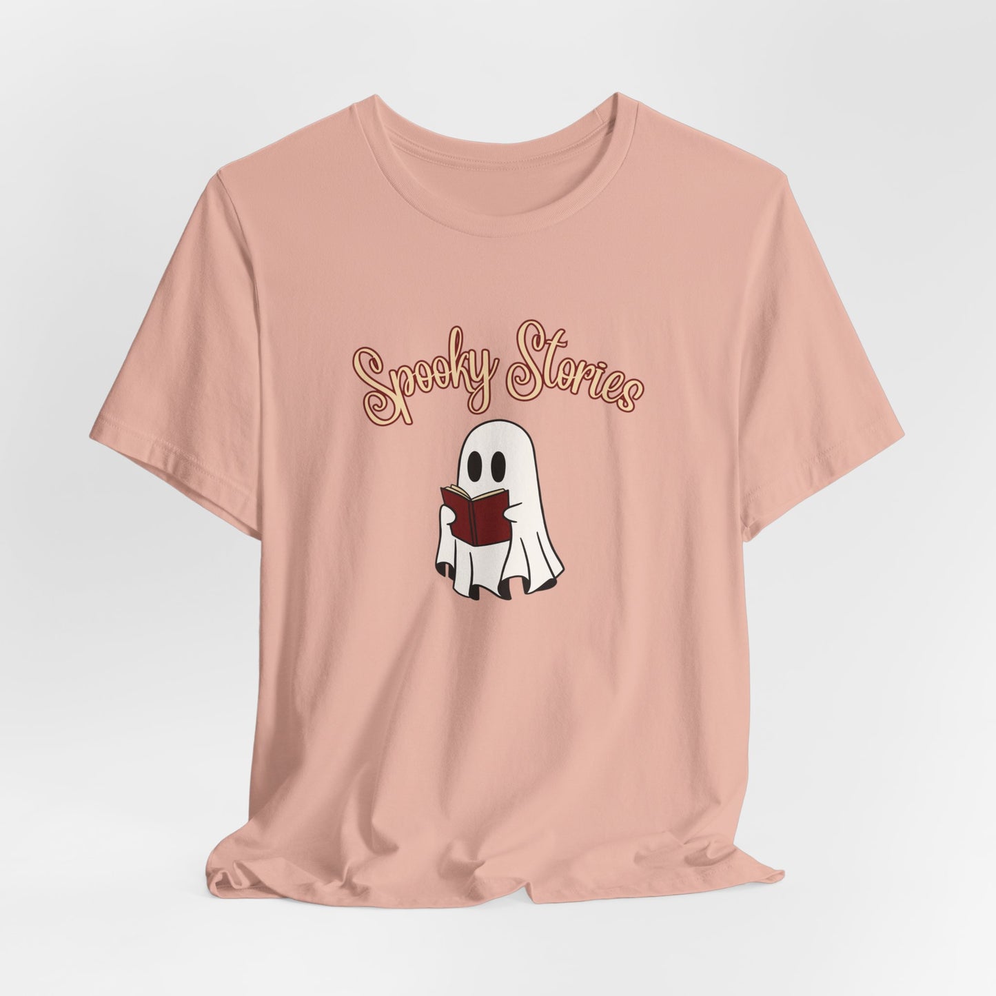 Spooky Stories Ghost Reading Tee