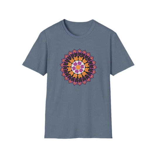 Cat Mandala Soft-style T-shirt