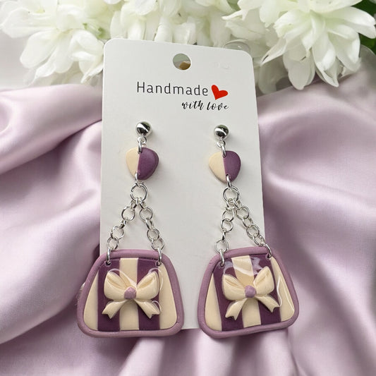 Mauve Bowtique Earrings