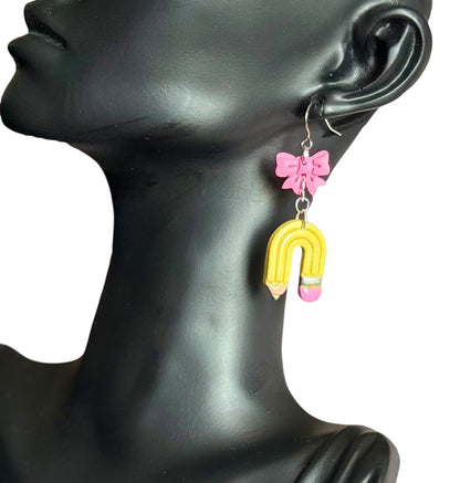 Pretty Pencil Arch Earrings