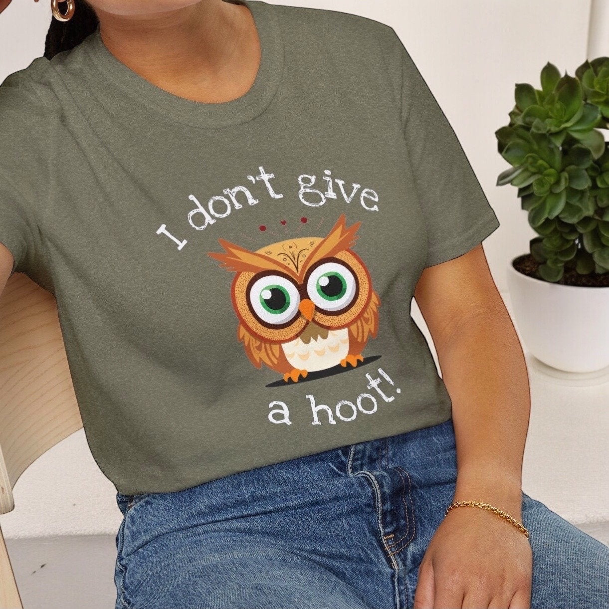 Funny Owl Softstyle T-Shirt