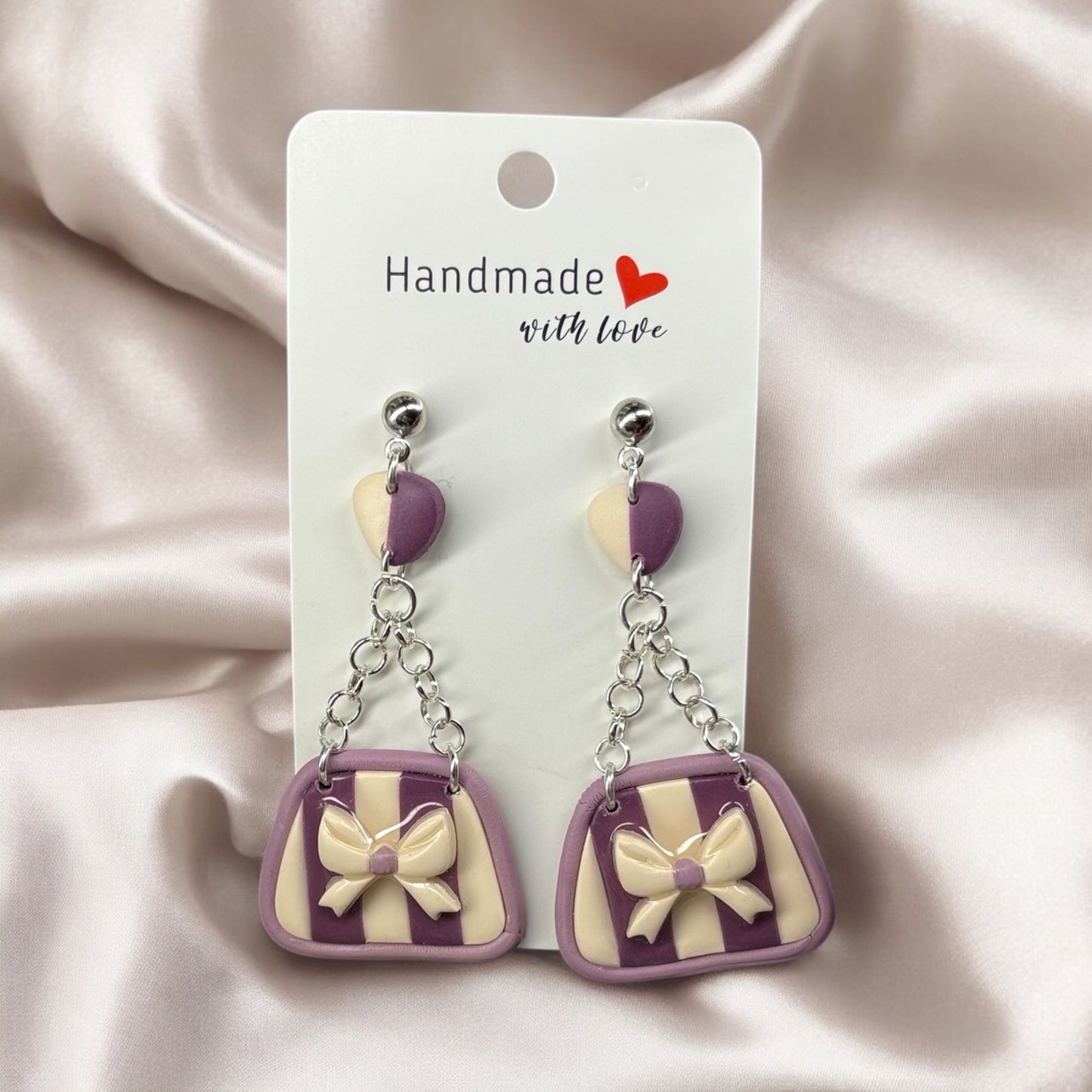 Mauve Bowtique Earrings